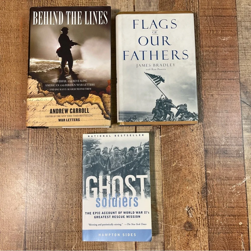 Biography Book Bundle Behind The Lines Ghost Soldiers Flags Of Our Fathers